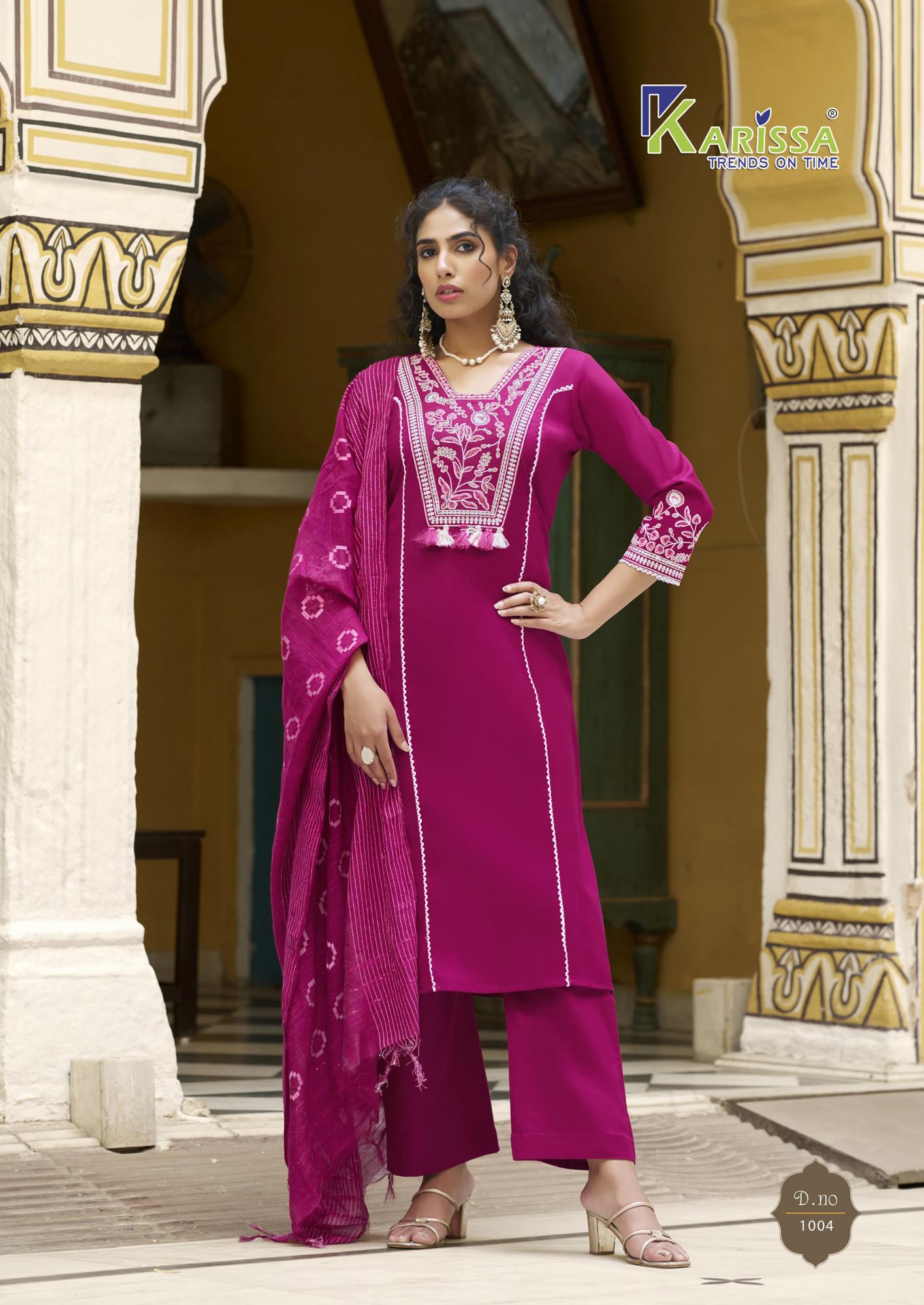 Karissa Vaani Catalog women kurti india