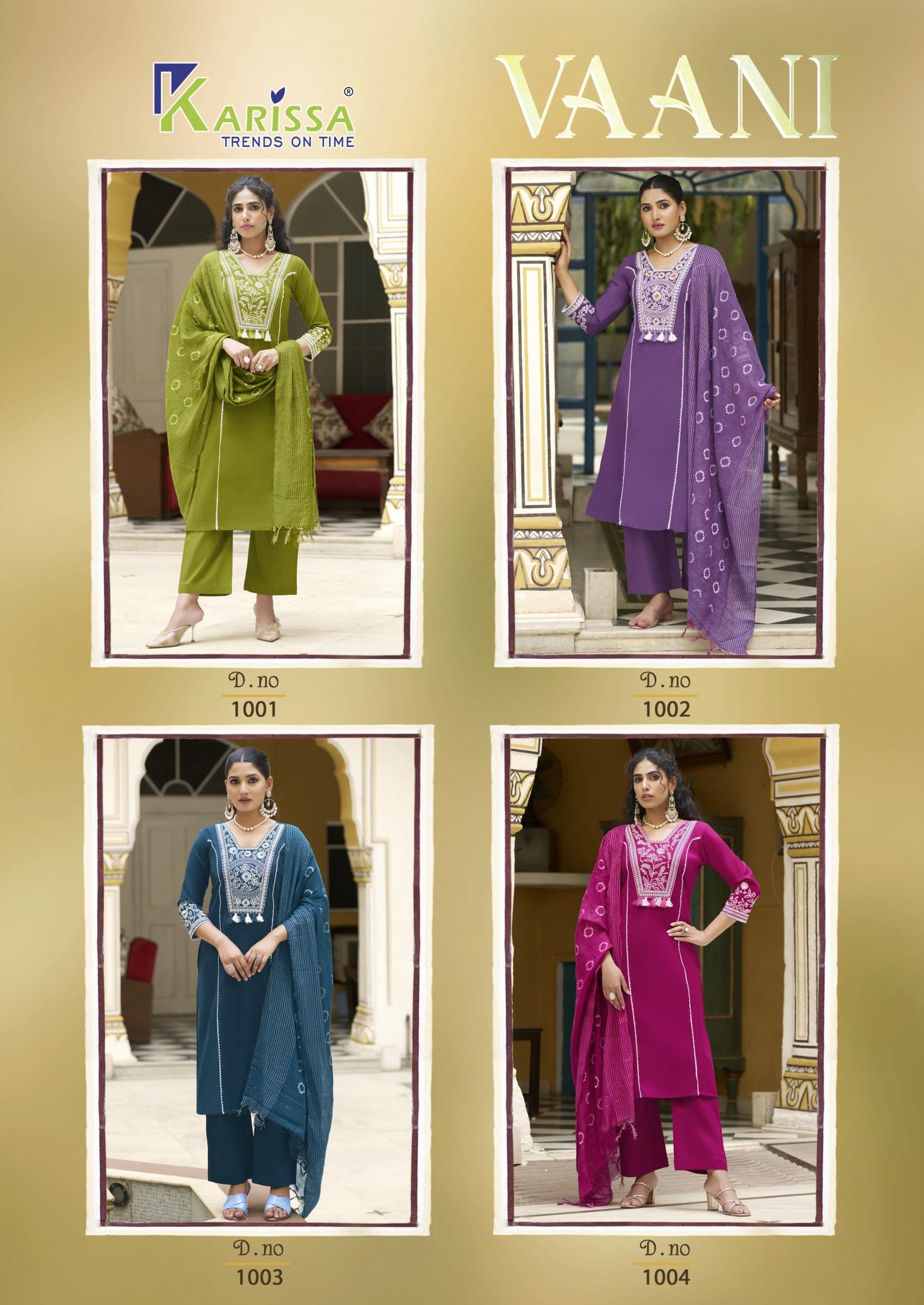 Karissa Vaani Catalog women kurti india