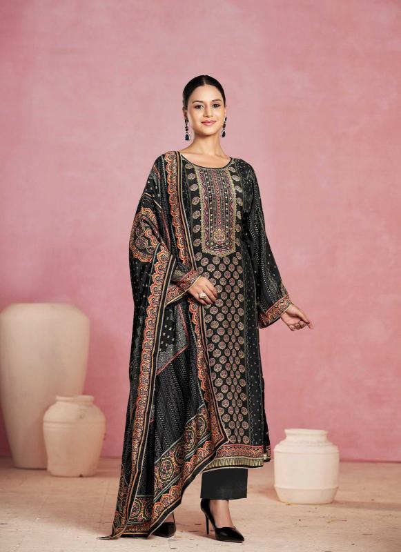 Karva Ajrakh catalog wholesale salwar kameez fabric