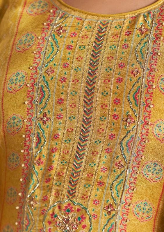 Karva Ajrakh catalog wholesale salwar kameez fabric