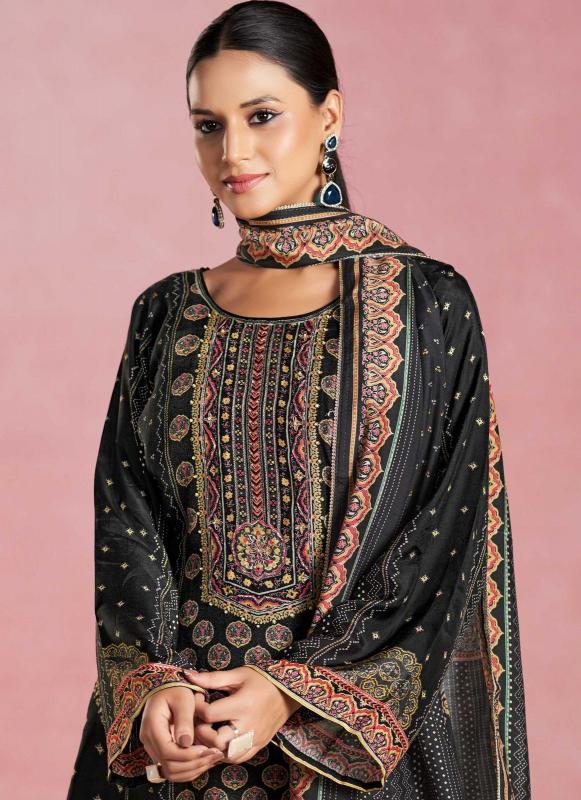 Karva Ajrakh catalog wholesale salwar kameez fabric