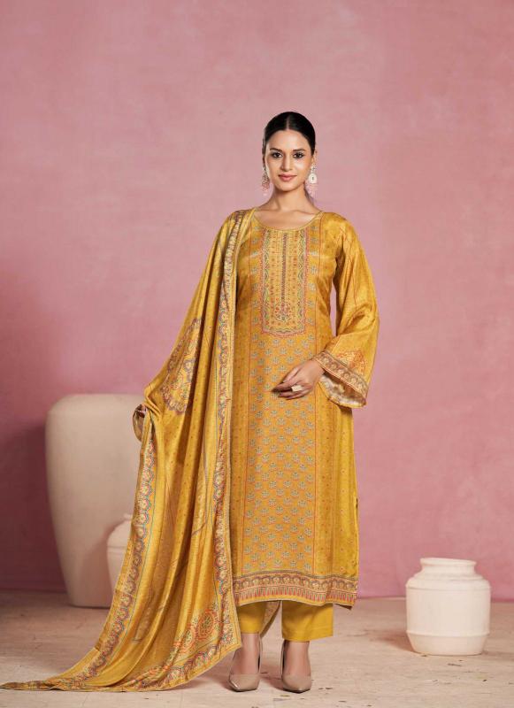 Karva Ajrakh catalog wholesale salwar kameez fabric
