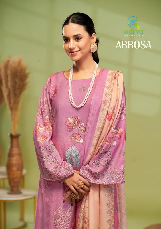 Karva Arrosa catalog wholesale rate salwar kameez 