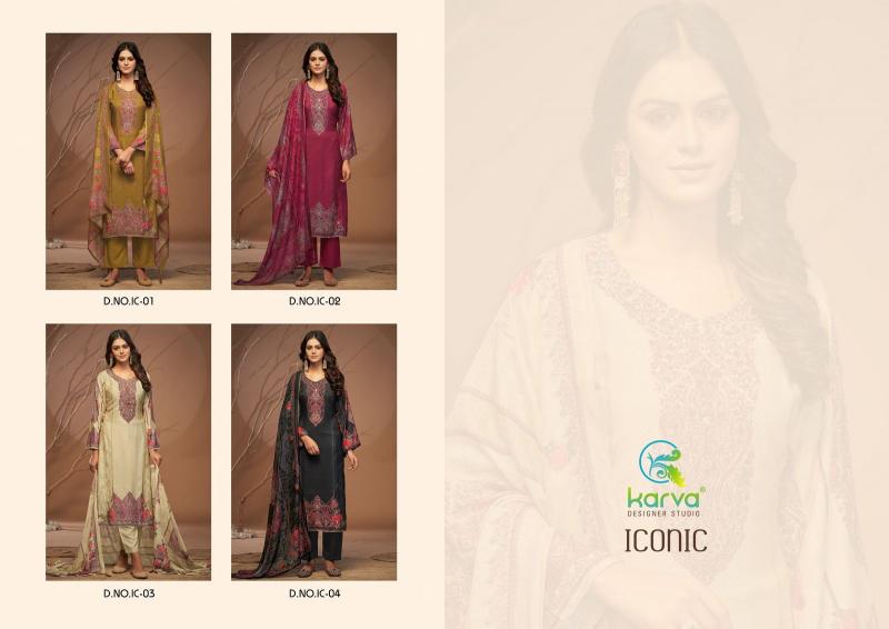 Karva Iconic catalog wholesale salwar kameez in burrabazar