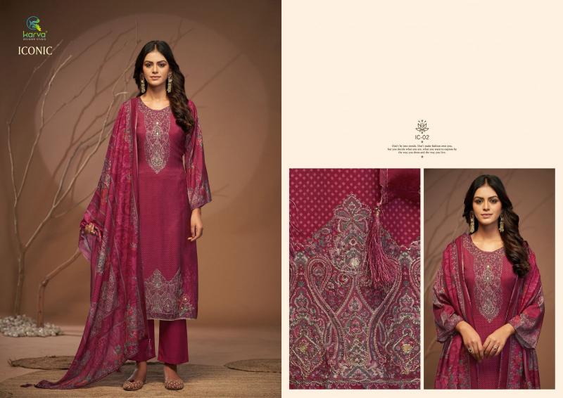 Karva Iconic catalog wholesale salwar kameez in burrabazar