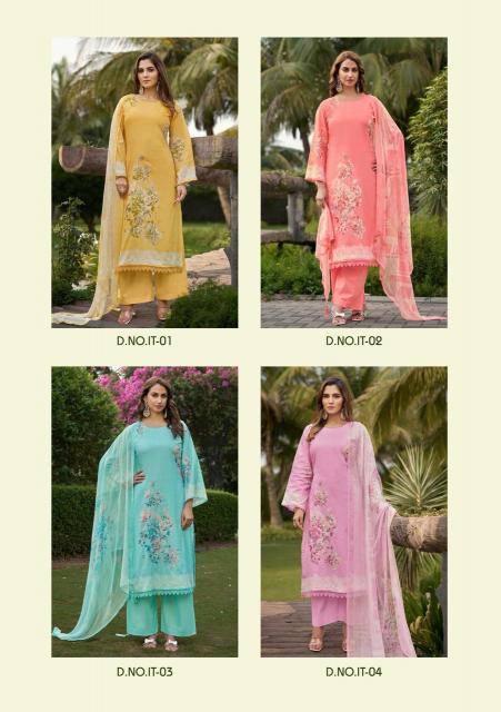 Karva Itrh catalog unstitched salwar kameez wholesalers in kolkata