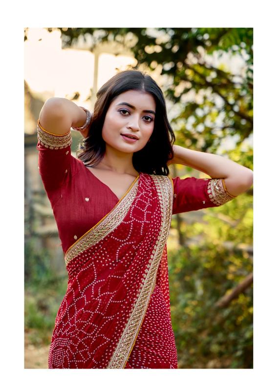 Kashvi Chuneri Vol 2 Catalog georgette sarees manufacturers in surat