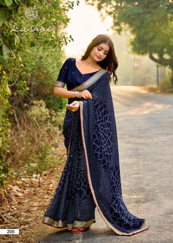 Kashvi Chuneri Vol 2 Catalog georgette sarees manufacturers in surat