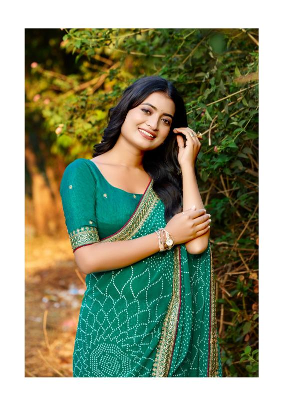 Kashvi Chuneri Vol 2 Catalog georgette sarees manufacturers in surat