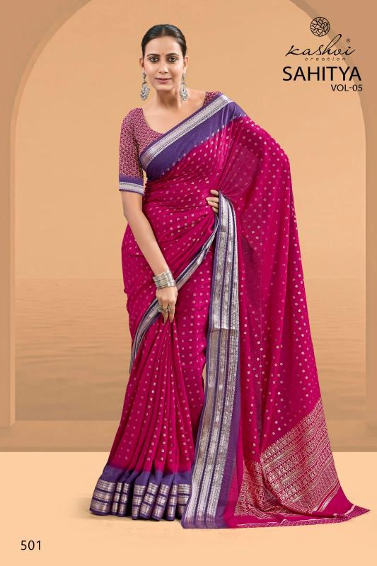 Kashvi Sahitya Vol 5 catalog surat online shopping sarees