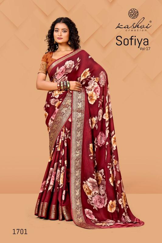 Kashvi Sofiya Vol 17 Catalog surat fancy saree market