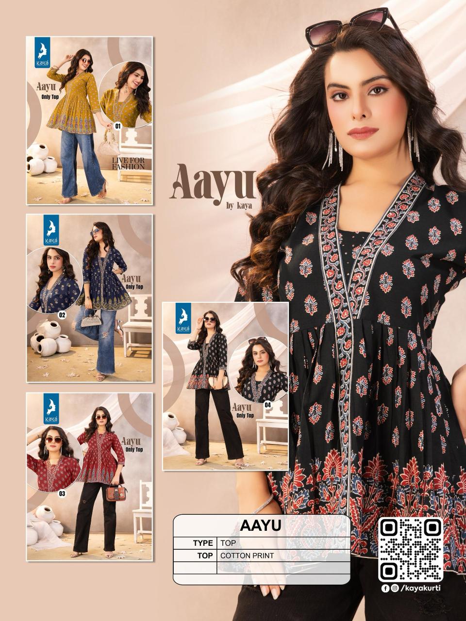 Kaya Aayu Catalog indian kurti tops