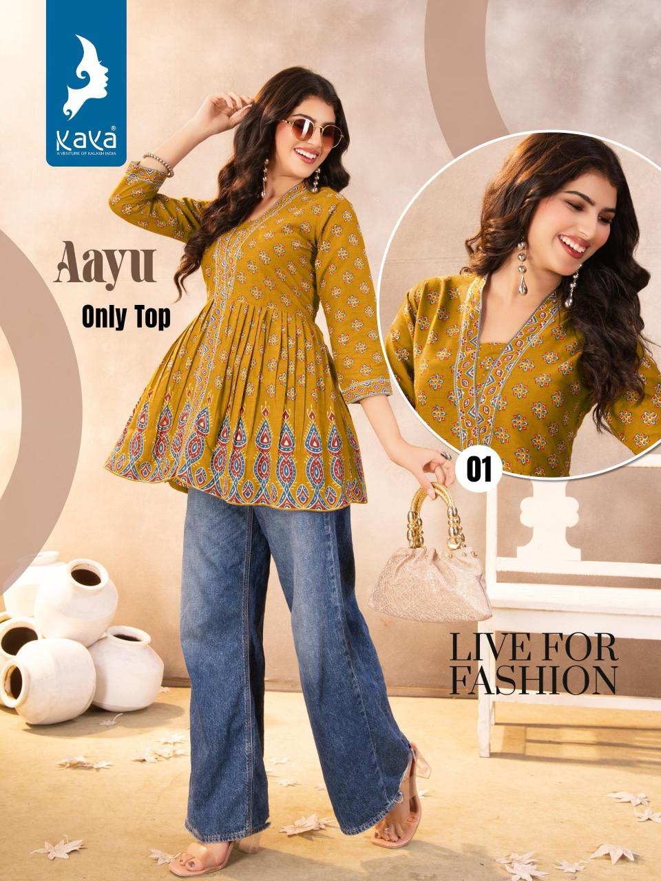 Kaya Aayu Catalog indian kurti tops