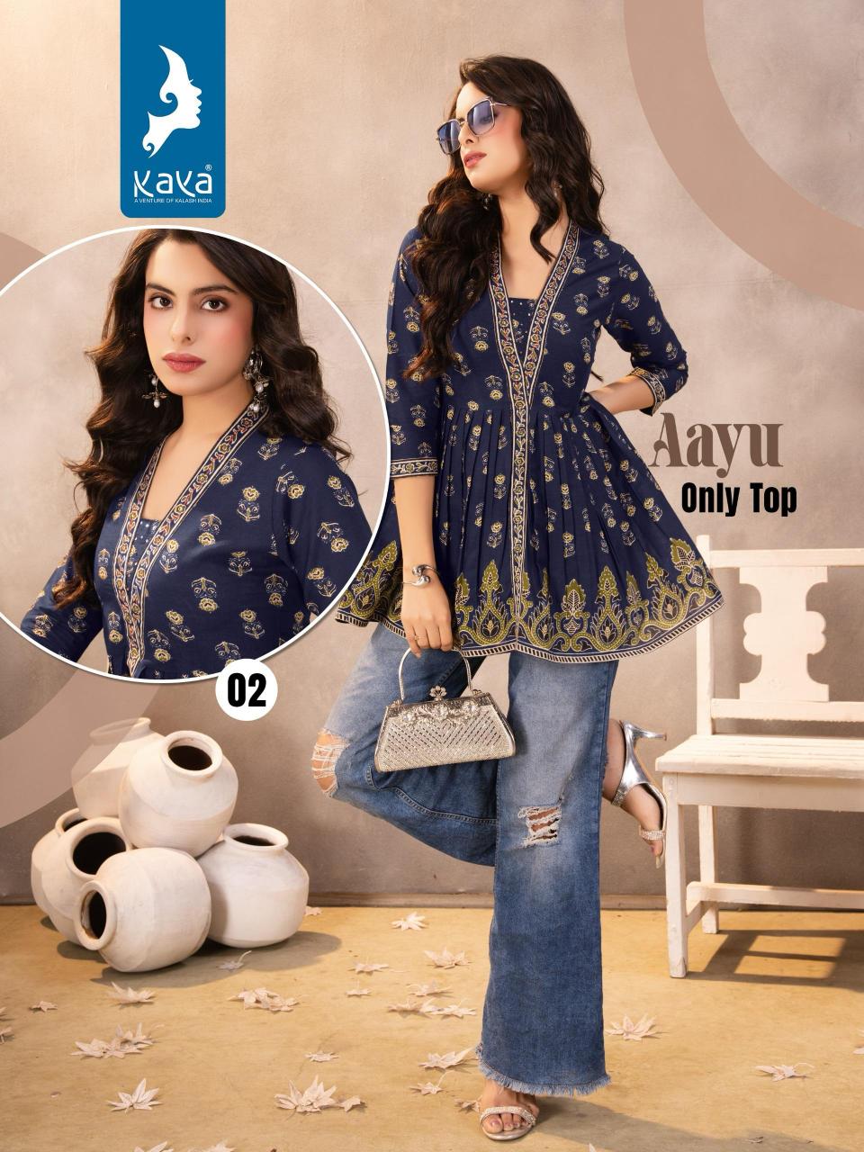 Kaya Aayu Catalog indian kurti tops
