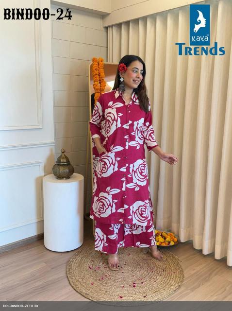 Kaya Bindoo 21 to 25 catalog modest co ord set for women