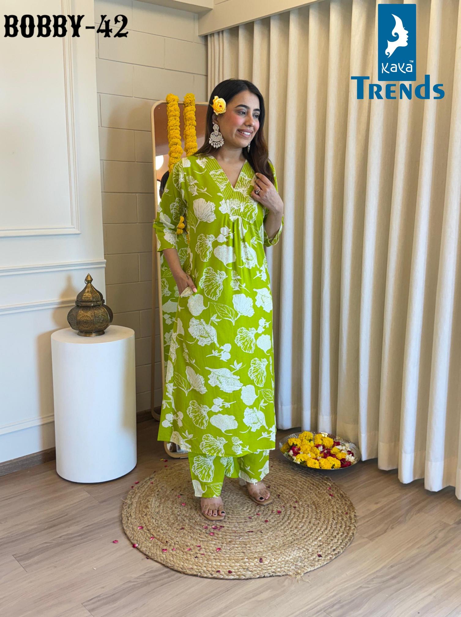 Kaya Bobby 41 TO 45 Catalog combo co ord sets wholesale