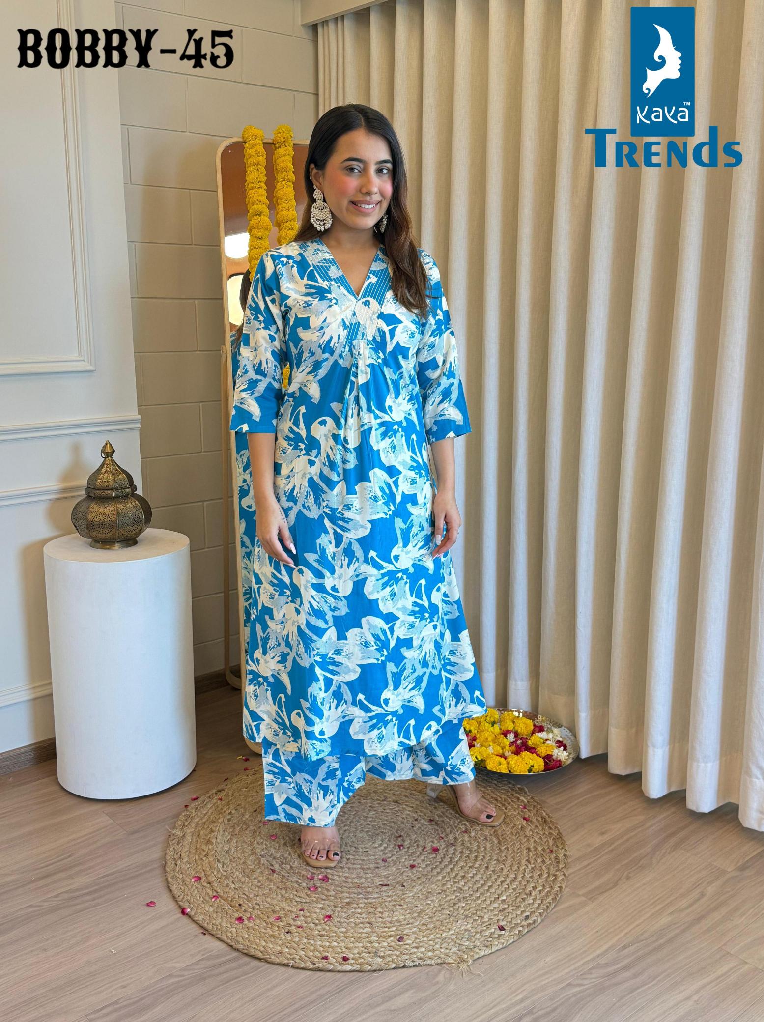 Kaya Bobby 41 TO 45 Catalog combo co ord sets wholesale