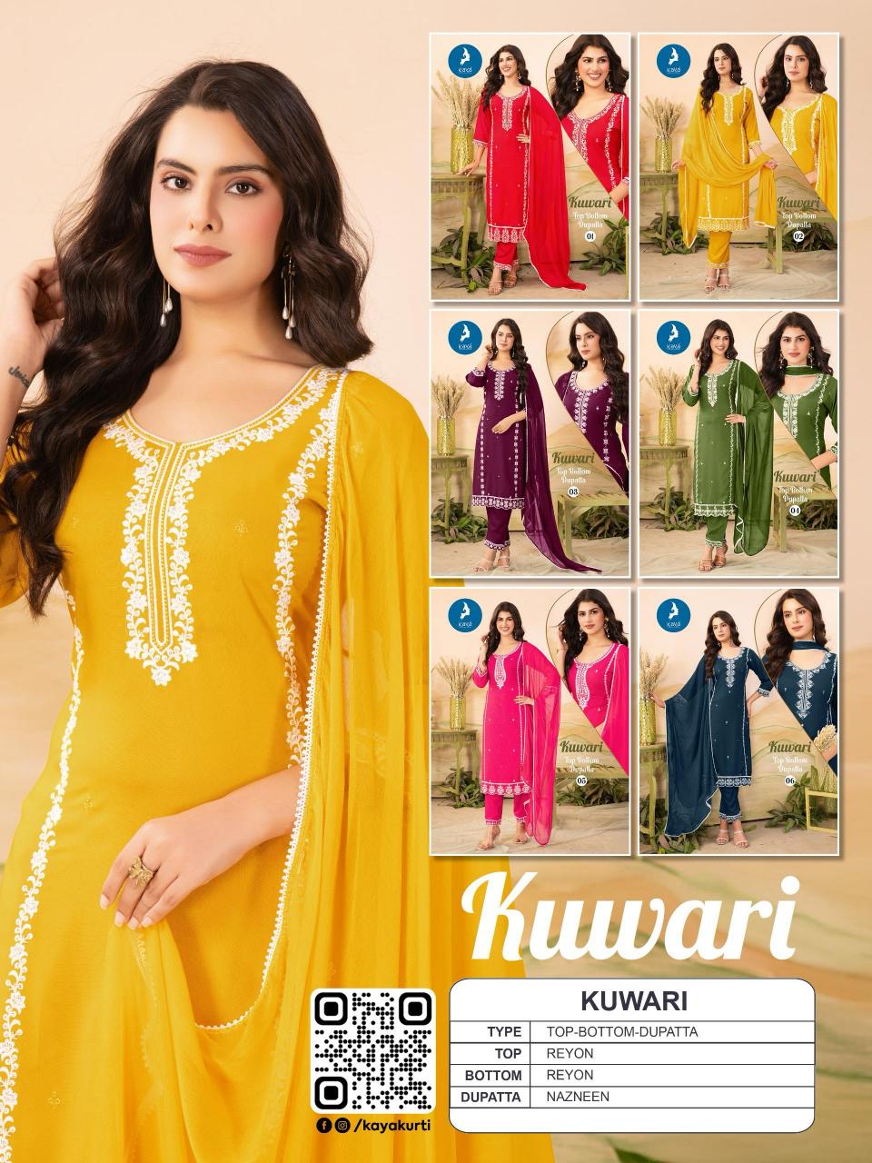 Kaya Kuwari catalog natty india kurtis