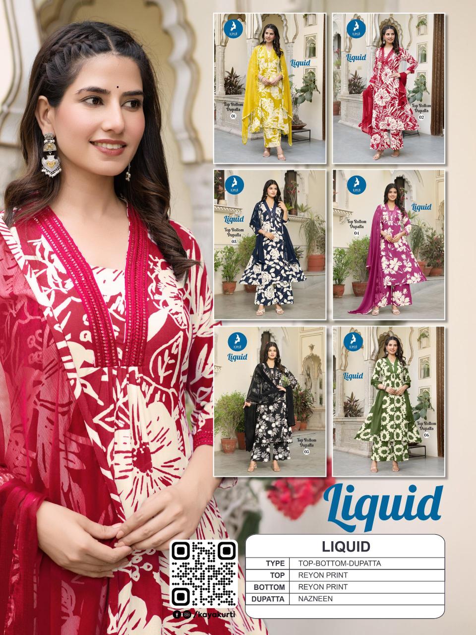 Kaya Liquid catalog jaipuri kurtis wholesale market