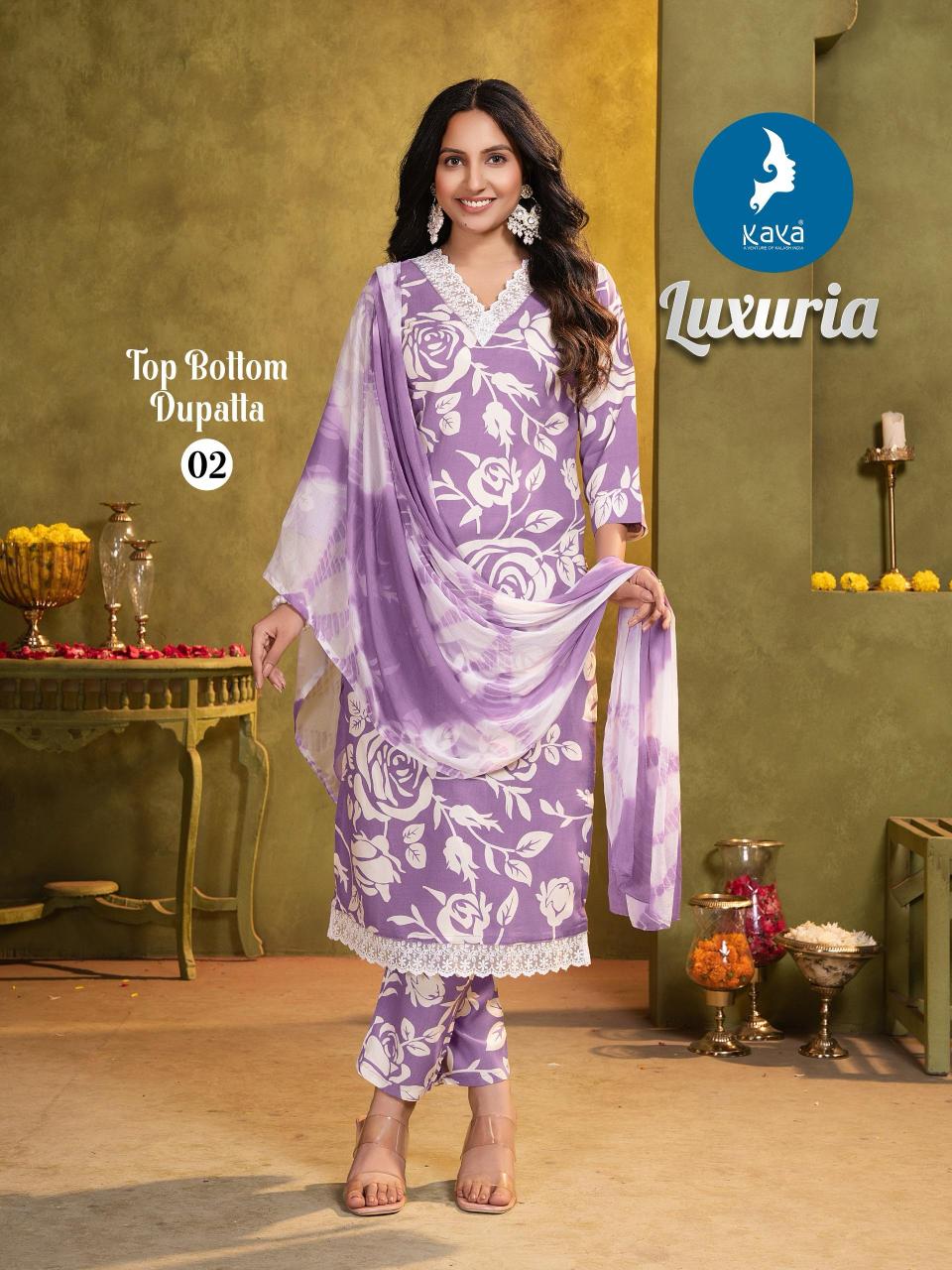 Kaya Luxuria catalog khadi india kurties