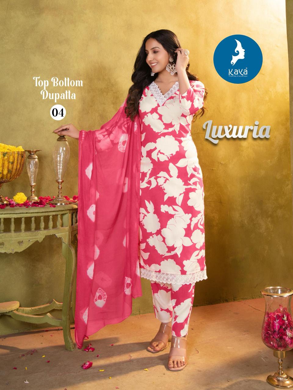 Kaya Luxuria catalog khadi india kurties