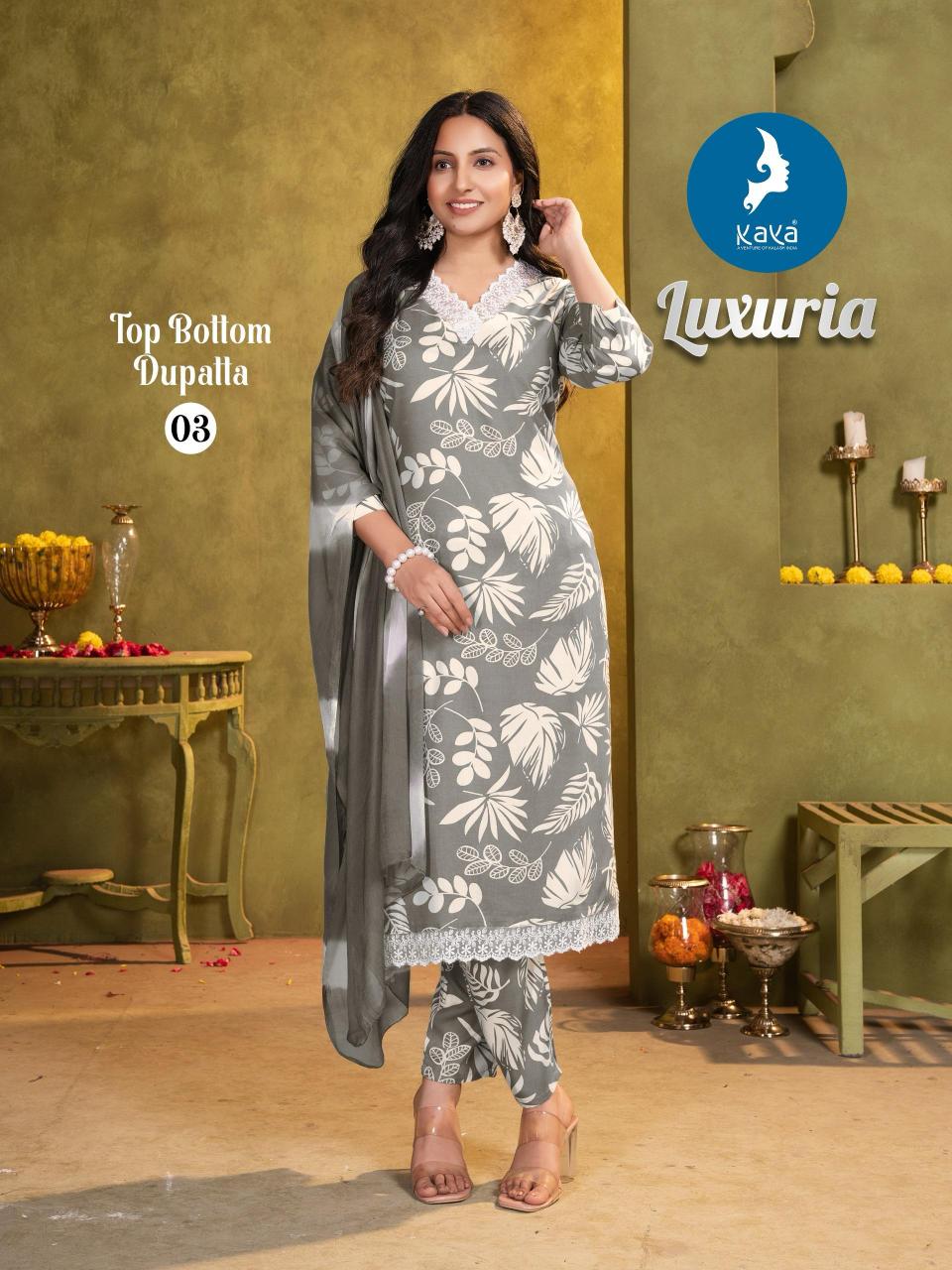 Kaya Luxuria catalog khadi india kurties