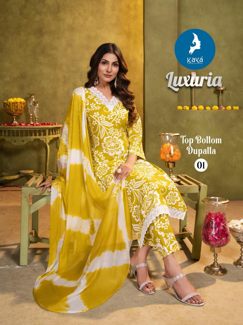 Kaya Luxuria catalog khadi india kurties