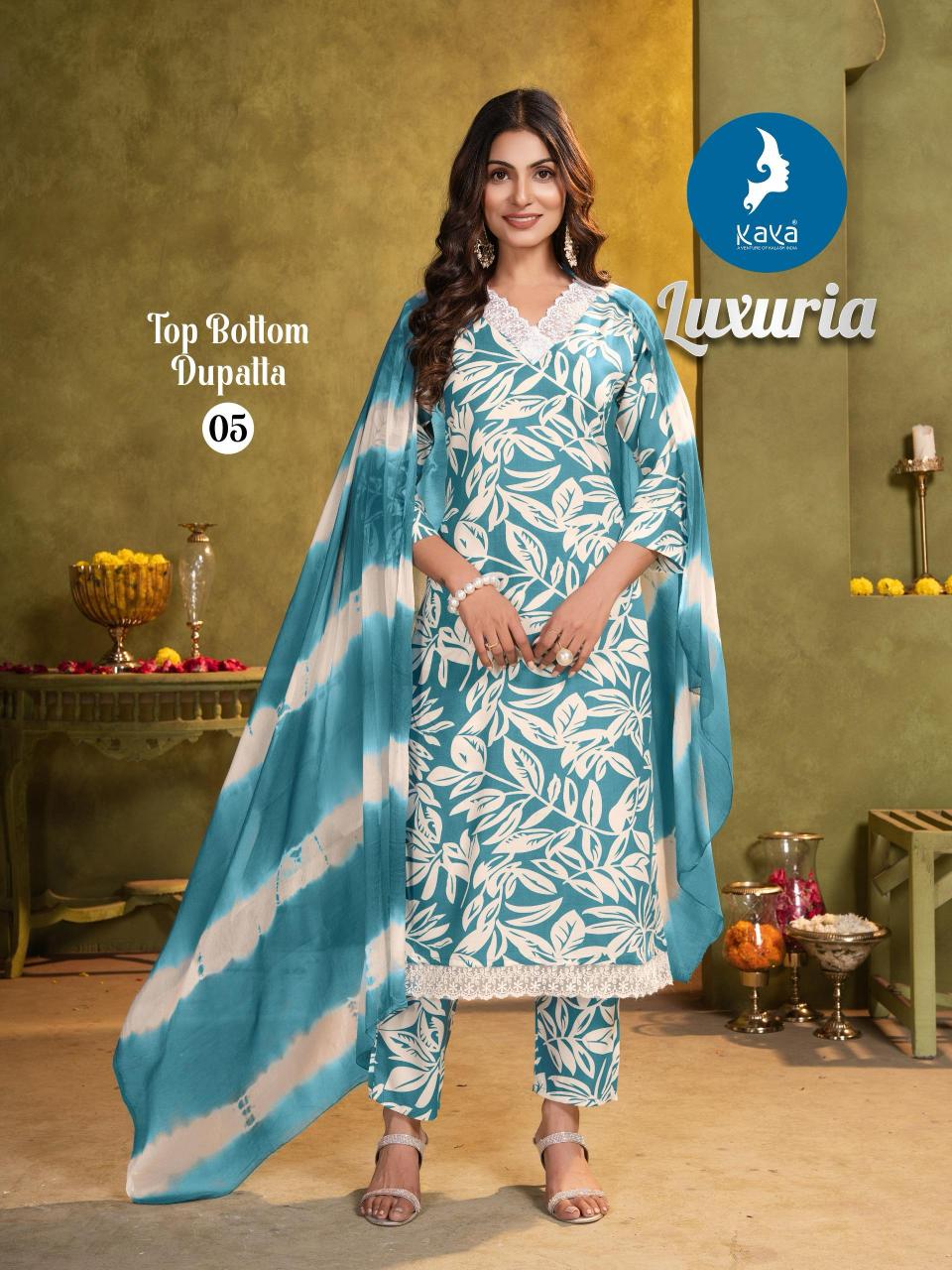 Kaya Luxuria catalog khadi india kurties