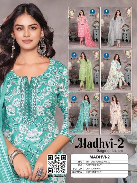 Kaya Madhvi vol 2 catalog cotton kurtis manufacturers in jaipur