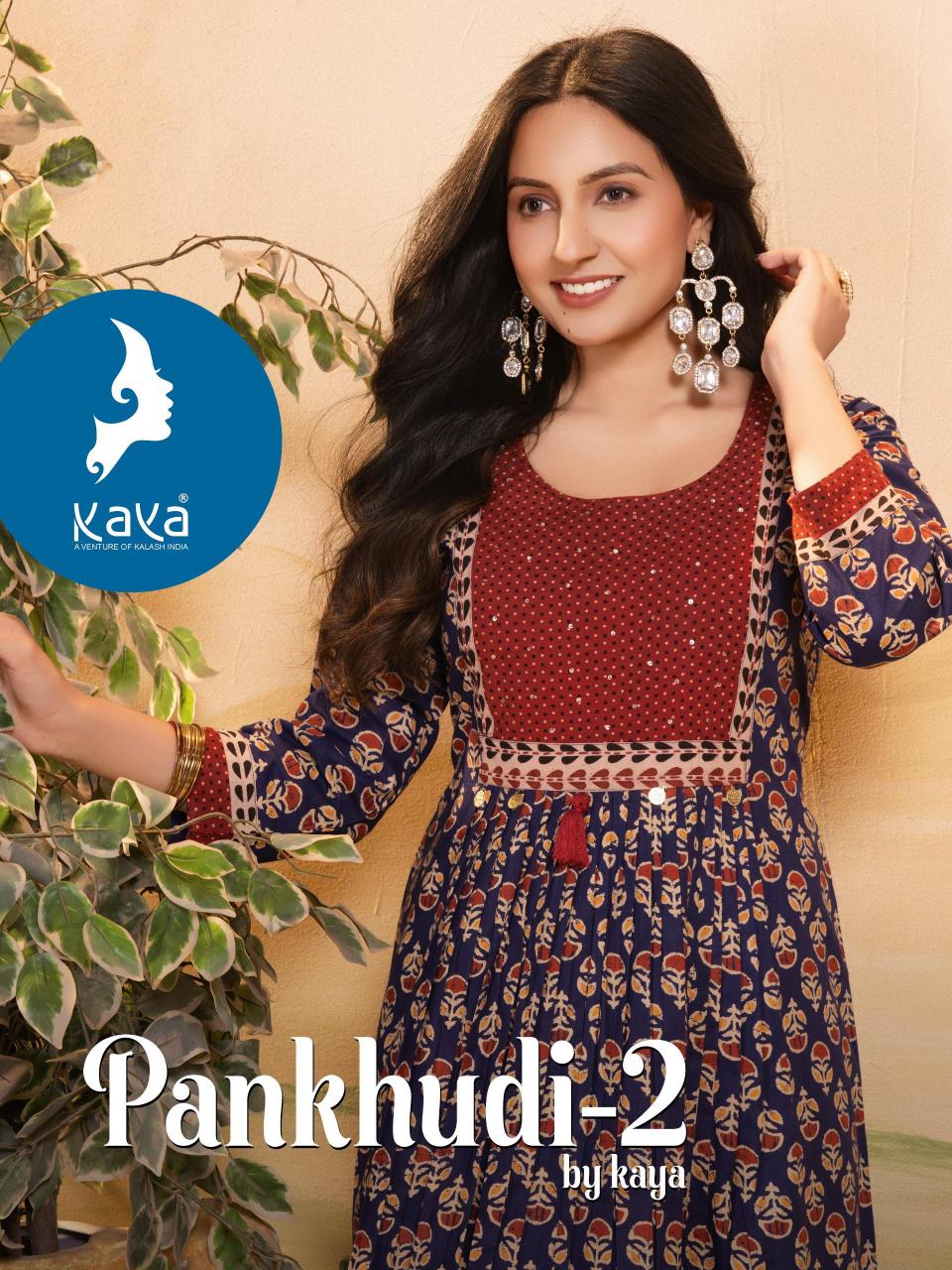 Kaya Pankhudi vol 2 Catalog anarkali kurti online shopping india