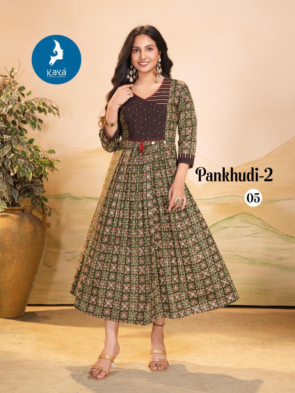 Kaya Pankhudi vol 2 Catalog anarkali kurti online shopping india
