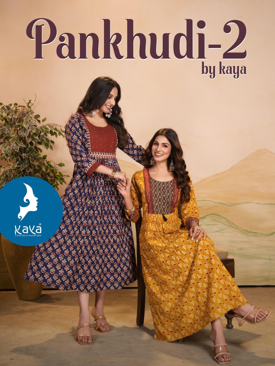 Kaya Pankhudi vol 2 Catalog anarkali kurti online shopping india