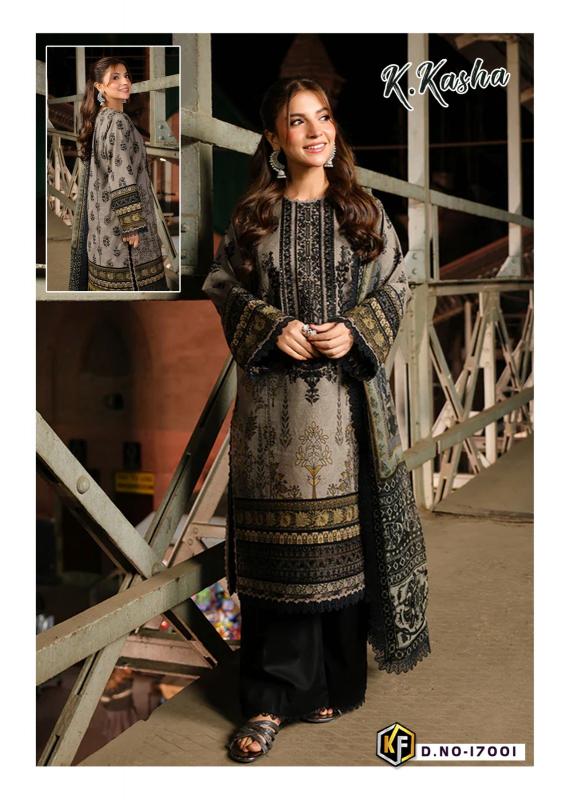 Keval K.Kasha Vol-17 – Karachi Dress Material - Wholesale Catalog
