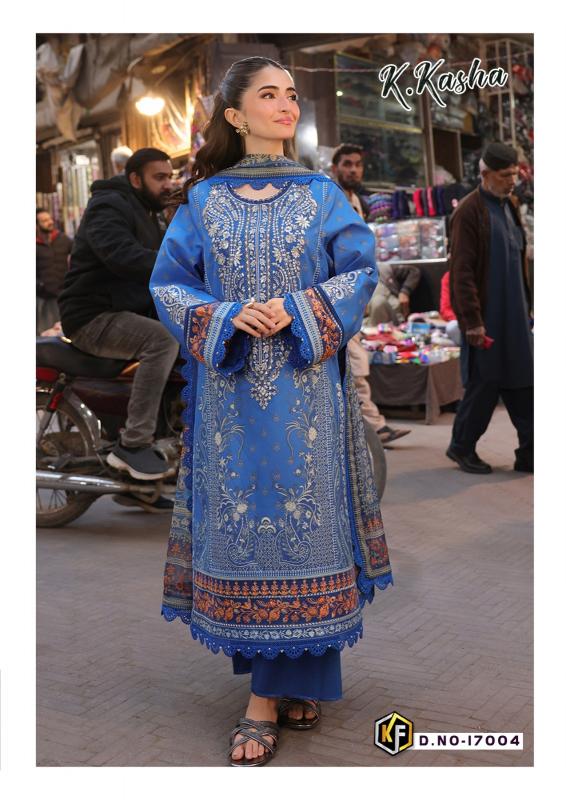 Keval K.Kasha Vol-17 – Karachi Dress Material - Wholesale Catalog
