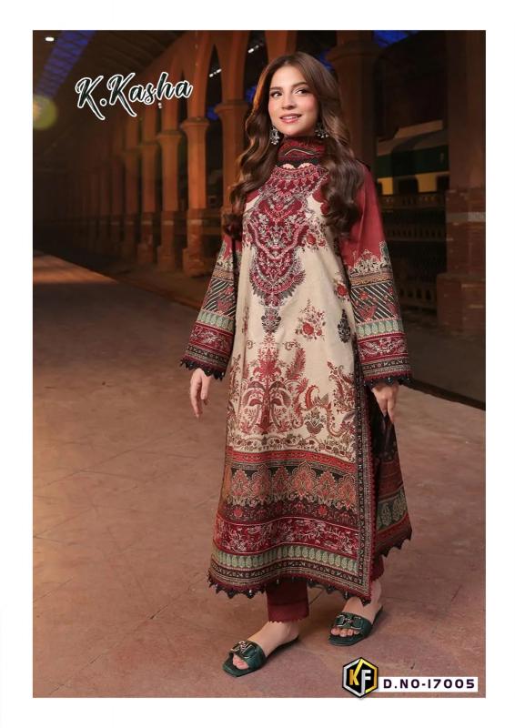Keval K.Kasha Vol-17 – Karachi Dress Material - Wholesale Catalog