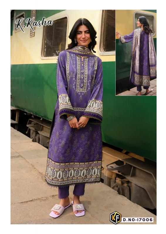 Keval K.Kasha Vol-17 – Karachi Dress Material - Wholesale Catalog