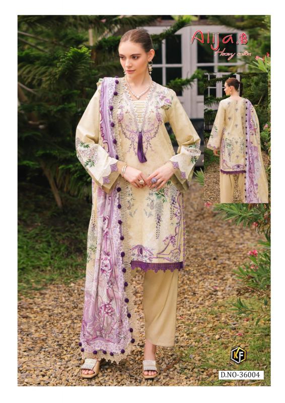 KevalFab Alija.B Vol-36 – Karachi Dress Material - Wholesale Catalog