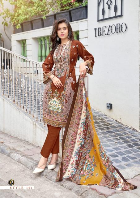 KevalFab Jazmin Vol-01 - Karachi Dress Material  - Wholesale Catalog
