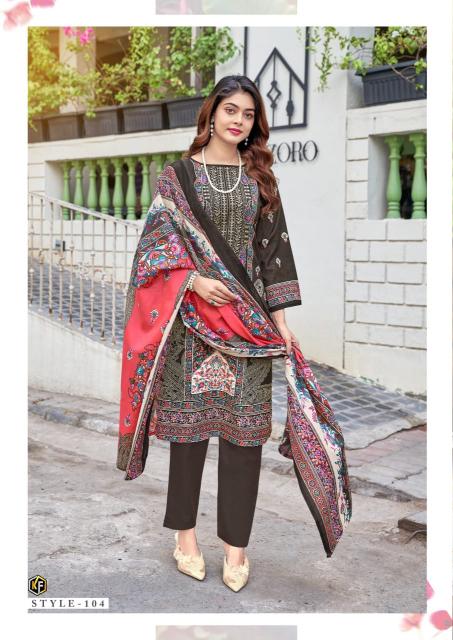 KevalFab Jazmin Vol-01 - Karachi Dress Material  - Wholesale Catalog