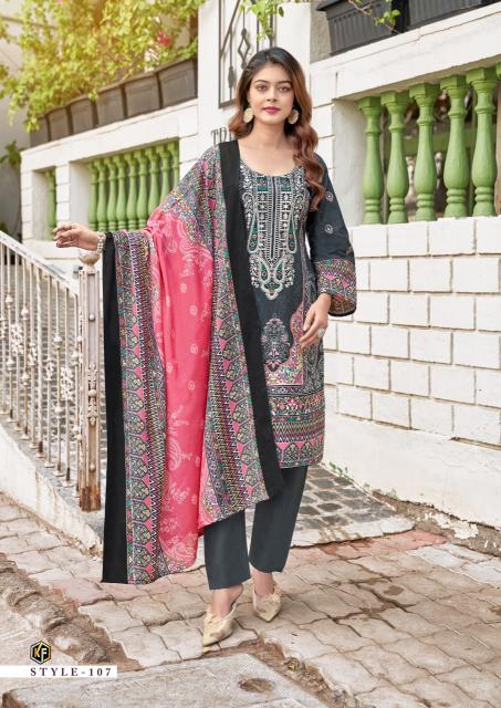 KevalFab Jazmin Vol-01 - Karachi Dress Material  - Wholesale Catalog