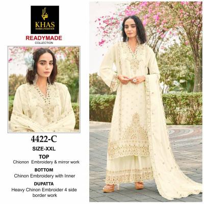 Khas 4422 C And D catalog pakistani khadi suits online india
