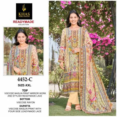 Khas 4452 catalog pakistani wholesale suits franchises