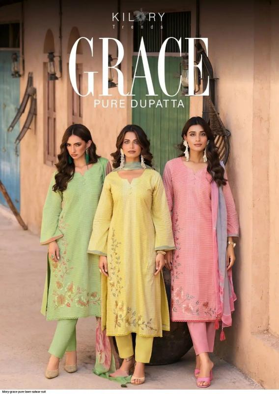 Kilory Grace catalog unstitched salwar kameez wholesalers