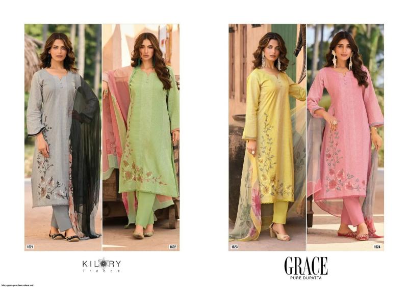 Kilory Grace catalog unstitched salwar kameez wholesalers