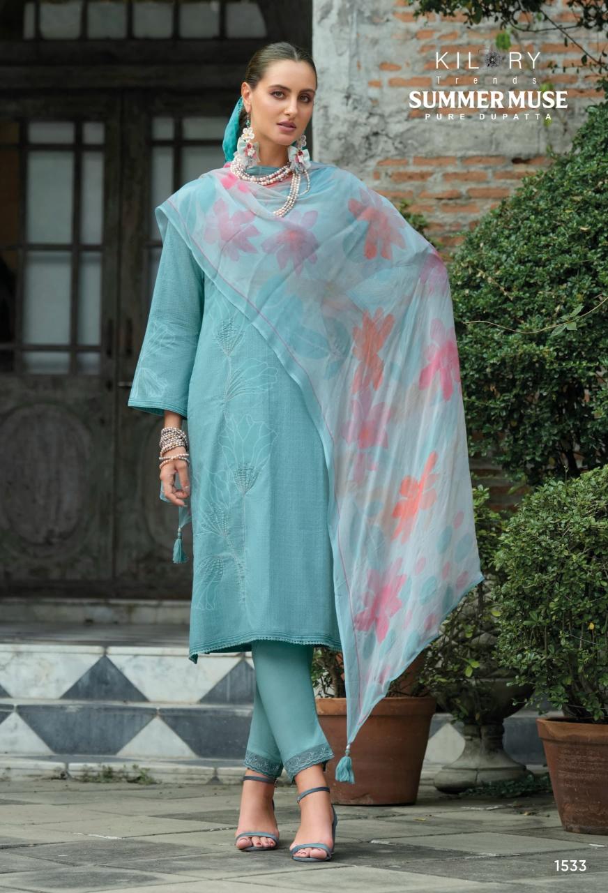 Kilory Summer Mous catalog ludhiana design salwar kameez wholesale exporter