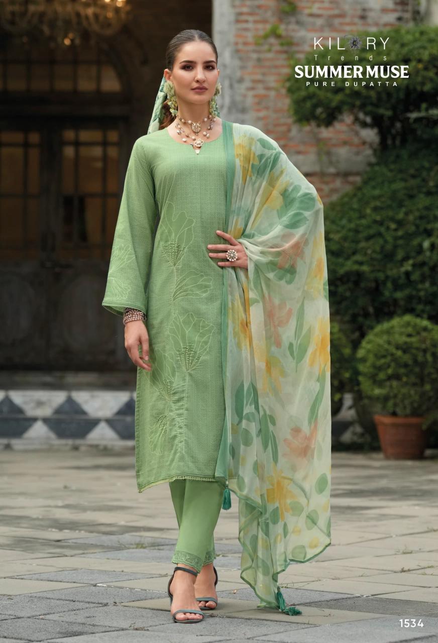 Kilory Summer Mous catalog ludhiana design salwar kameez wholesale exporter