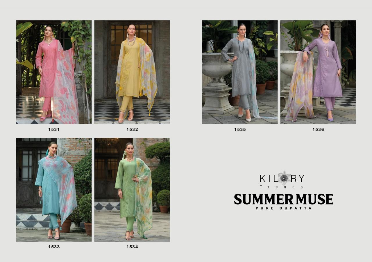 Kilory Summer Mous catalog ludhiana design salwar kameez wholesale exporter