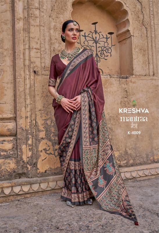 Kreshva Mantraa catalog name of different sarees in india