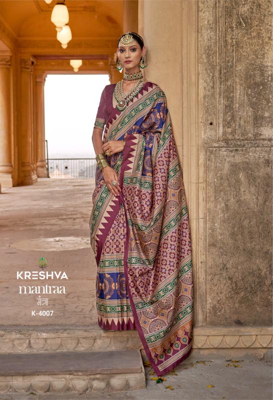 Kreshva Mantraa catalog name of different sarees in india