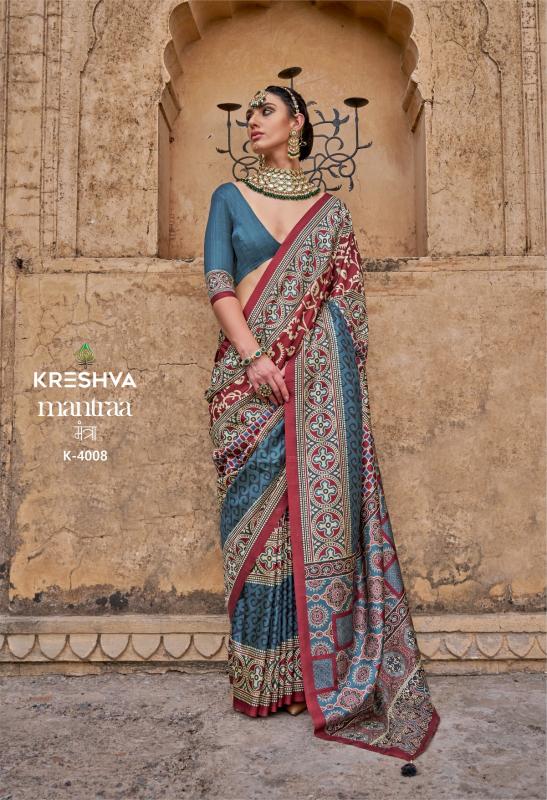 Kreshva Mantraa catalog name of different sarees in india